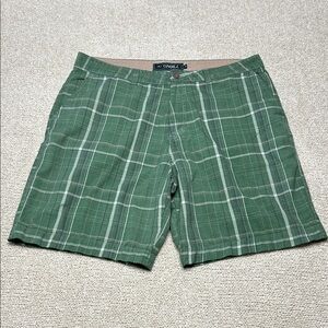 O'Neill Green Plaid Men's Shorts
